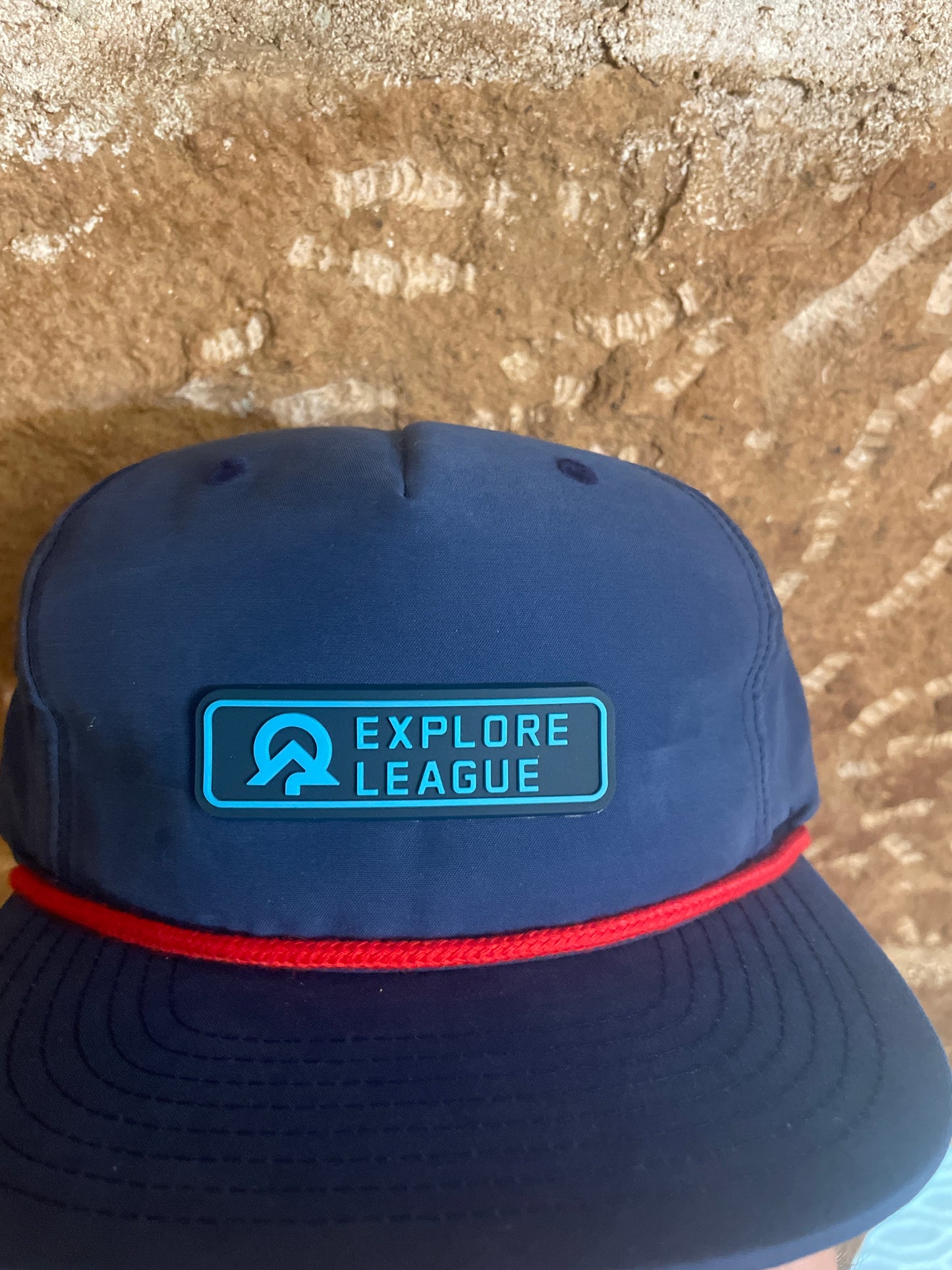 Explore League | Blue Red Cap 256 | Blue PVC Patch