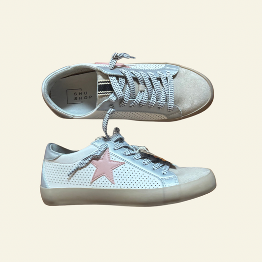 Paula Sneaker | White Perforated