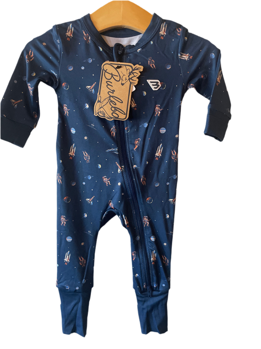 Burlebo | Baby Zip Up | To The Moon