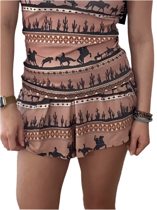 Cruel Denim | Western Print Shorts