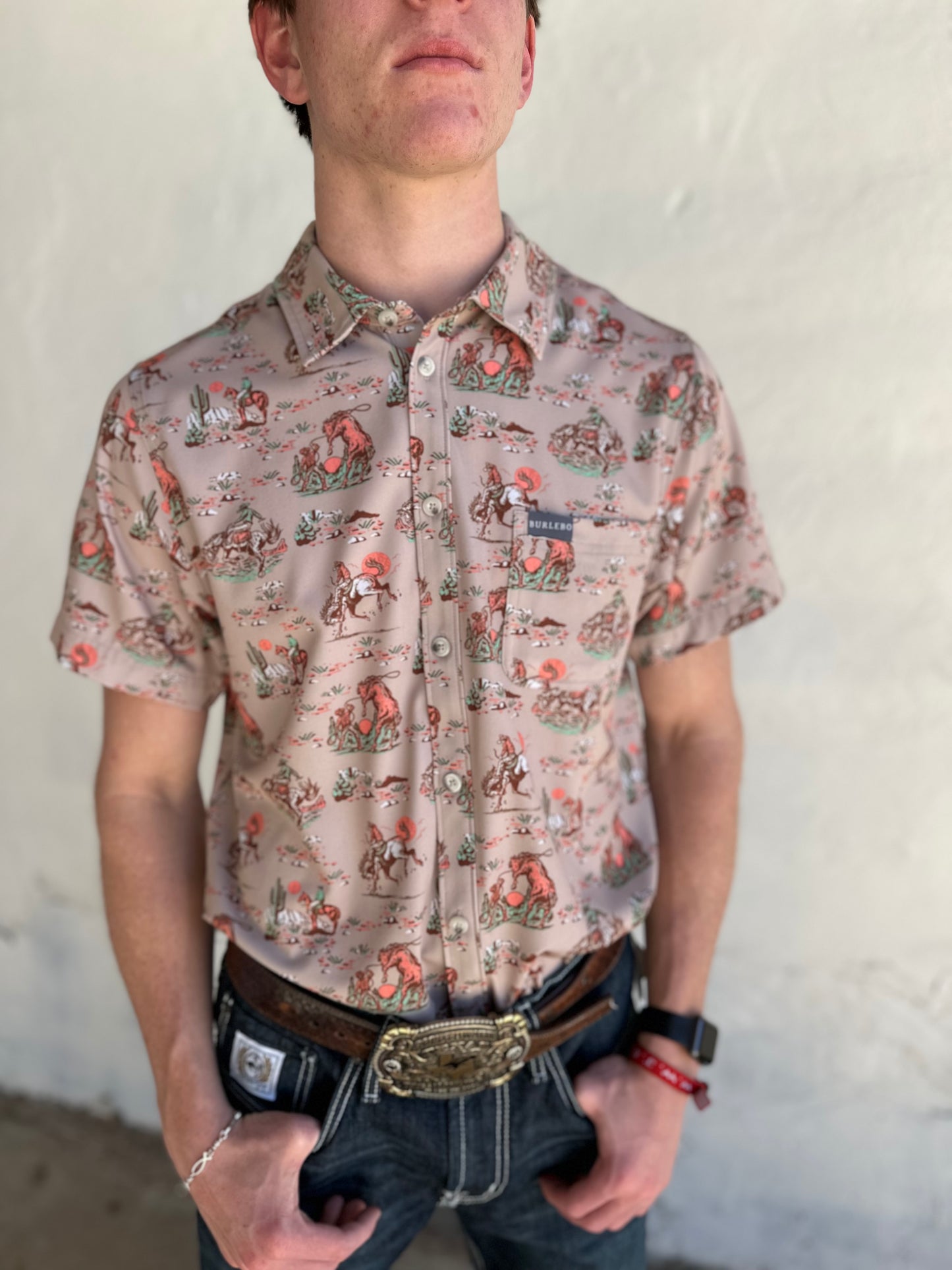Burlebo | Performance Button Up | Cowboy Up