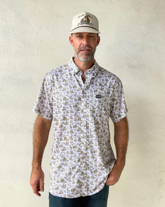 Burlebo | Performance Button Up | Into the Wild