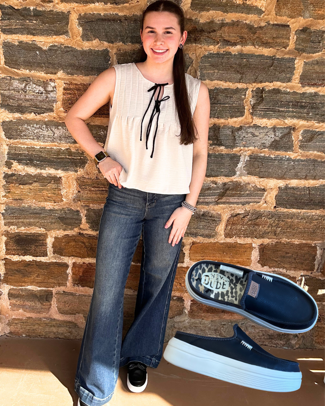 Abby Sleeveless Top | Khaki