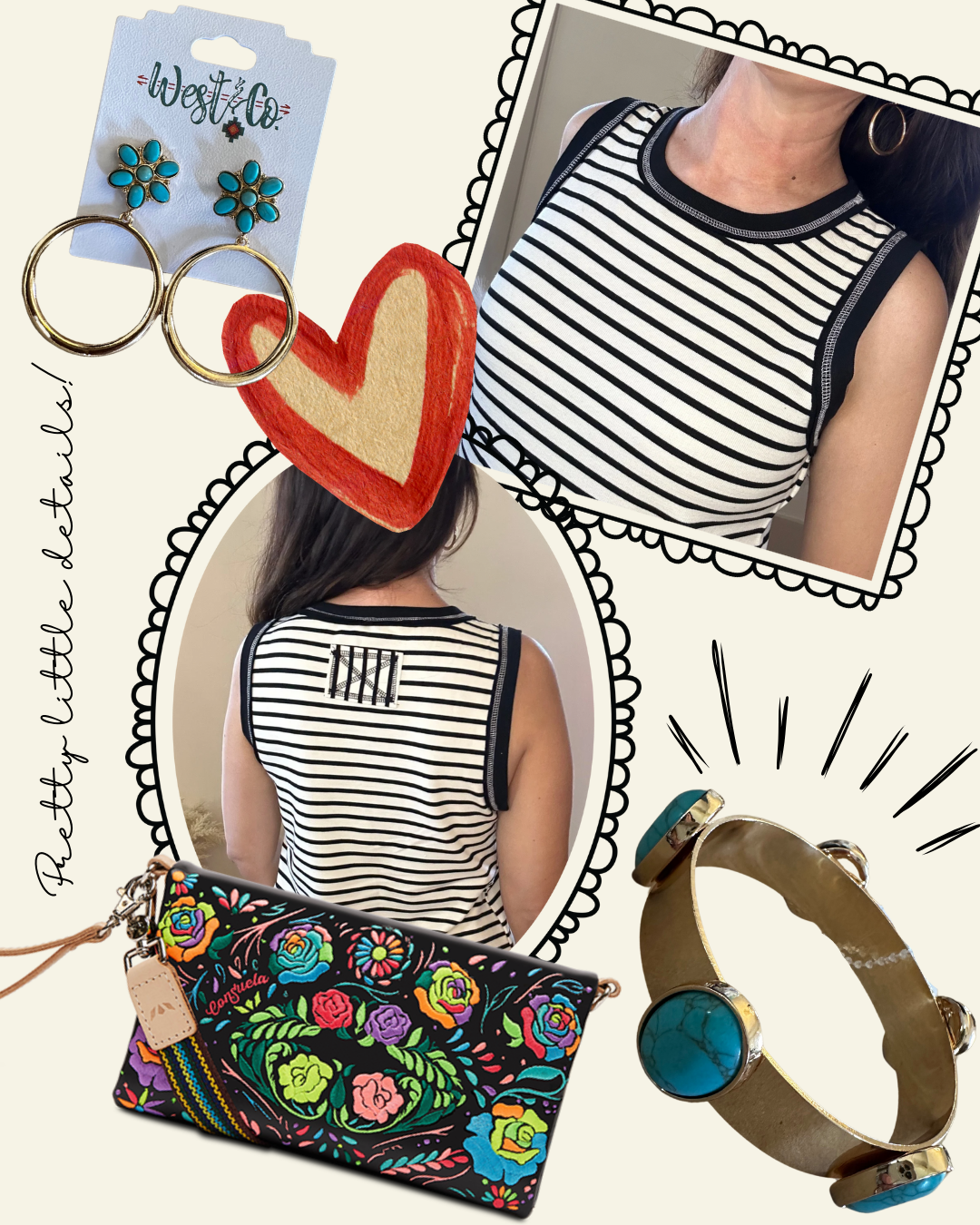 Tank Maxi Dress | Stripes | Black