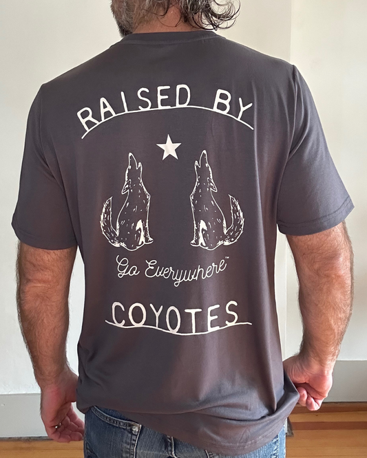 Raised by Coyotes | Go Everywhere T-Shirt