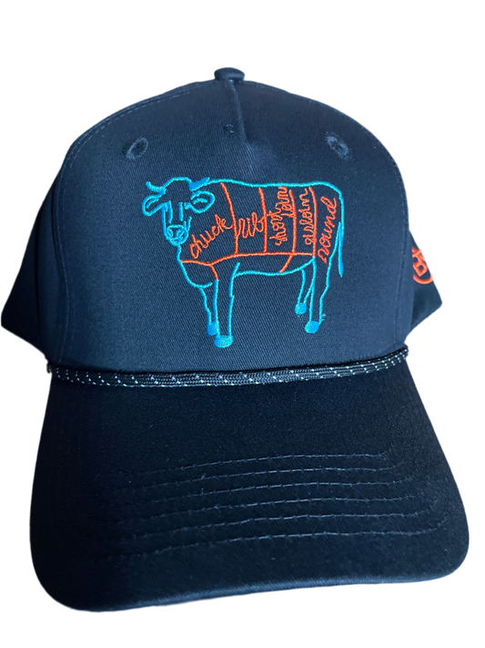 Raised by Coyotes | Beef Cuts TX BBQ Snapback