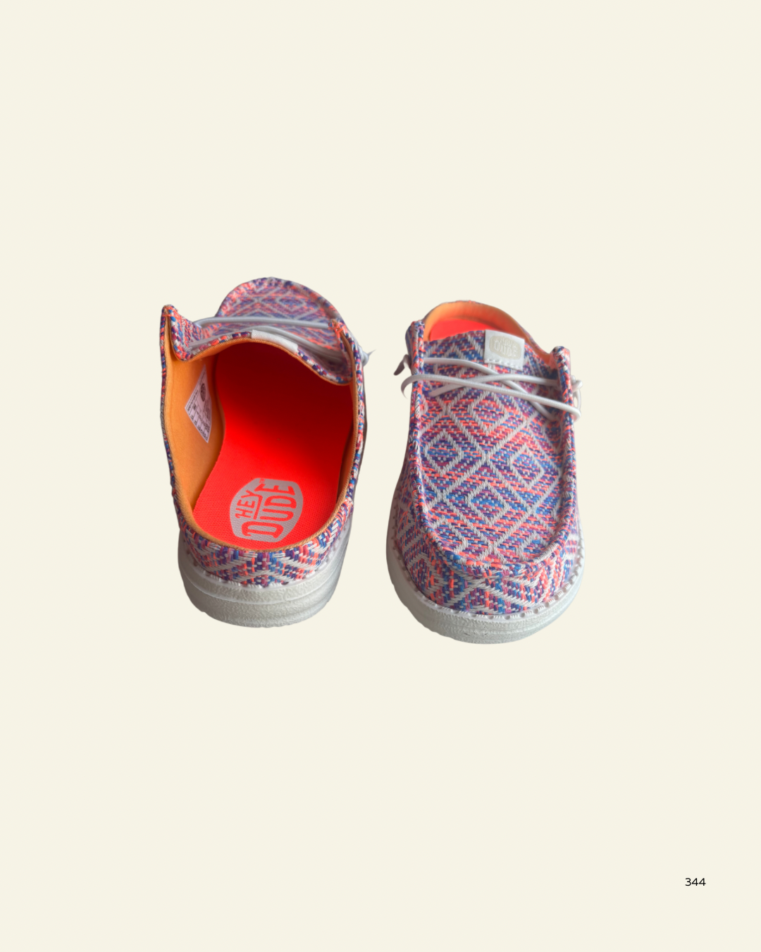 Hey Dude | Wendy Slip Surf Baja Blue Pink Multi