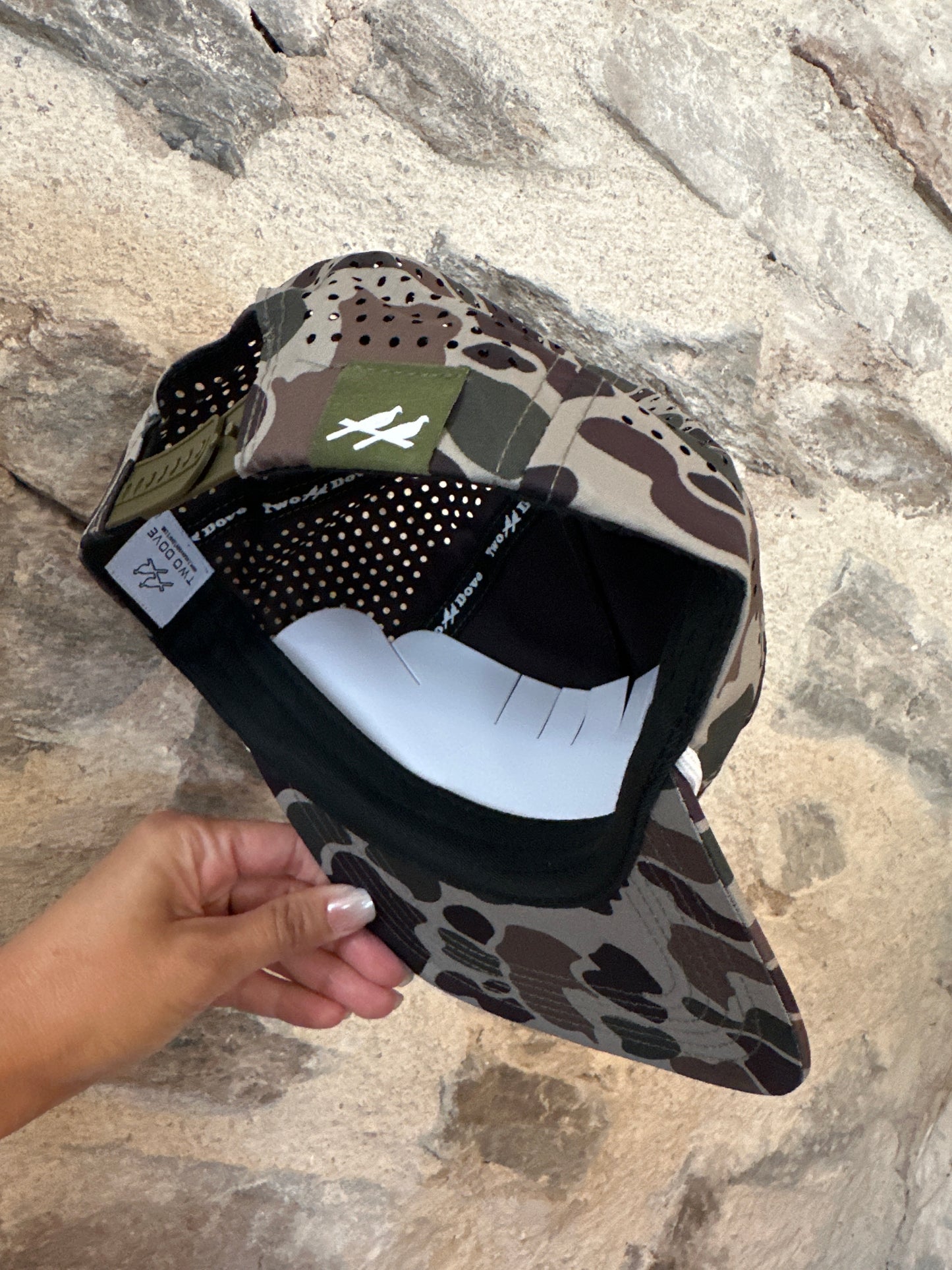 Two Dove Outdoors | Perforated Rope Cap | Camo