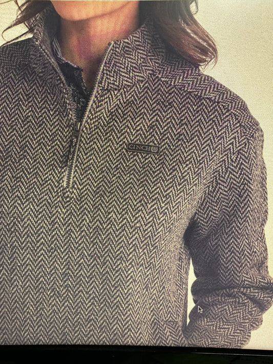 Women's Cinch Long Sleeve Pullover | Gray