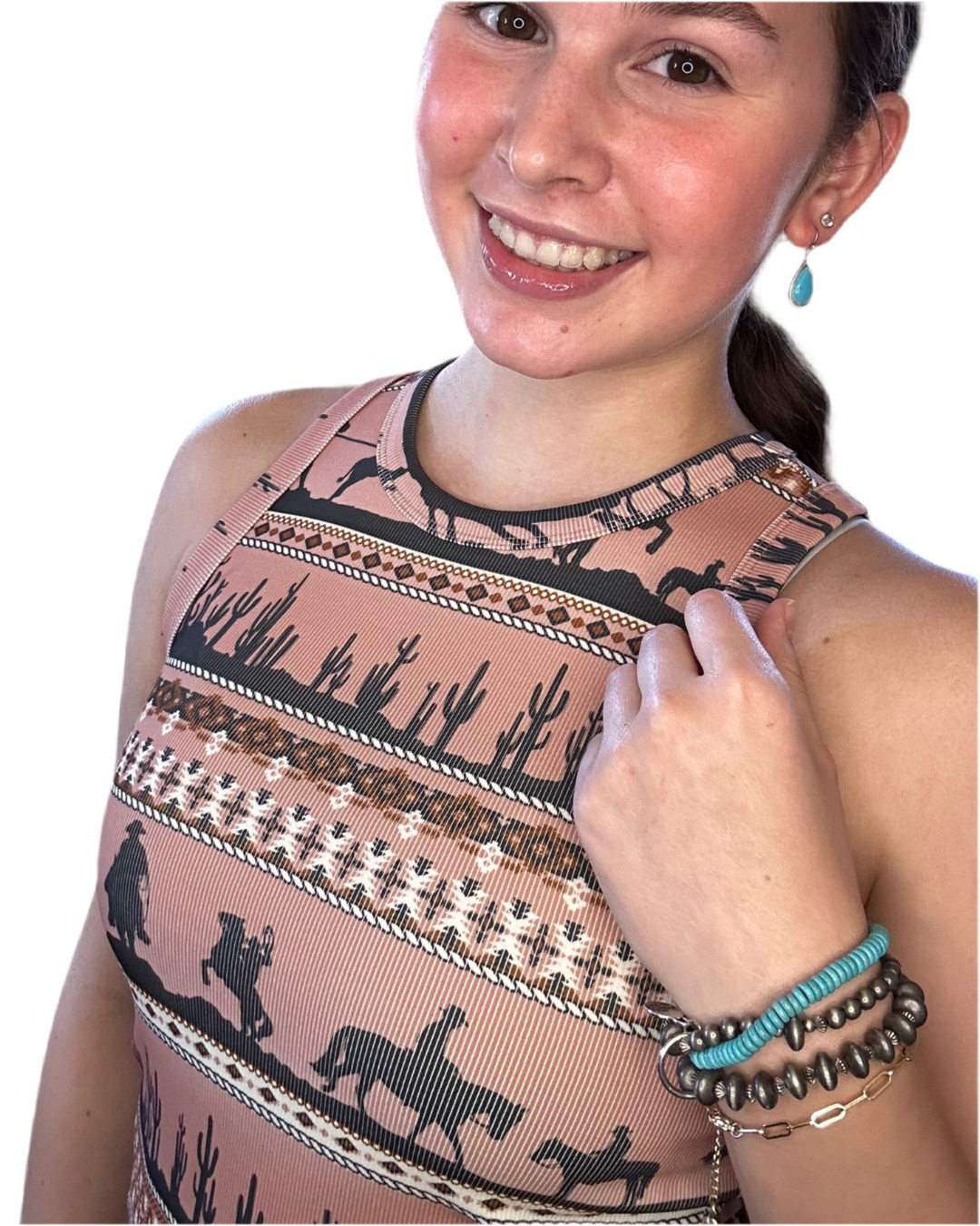 Cruel Denim | Western Print Tank Top