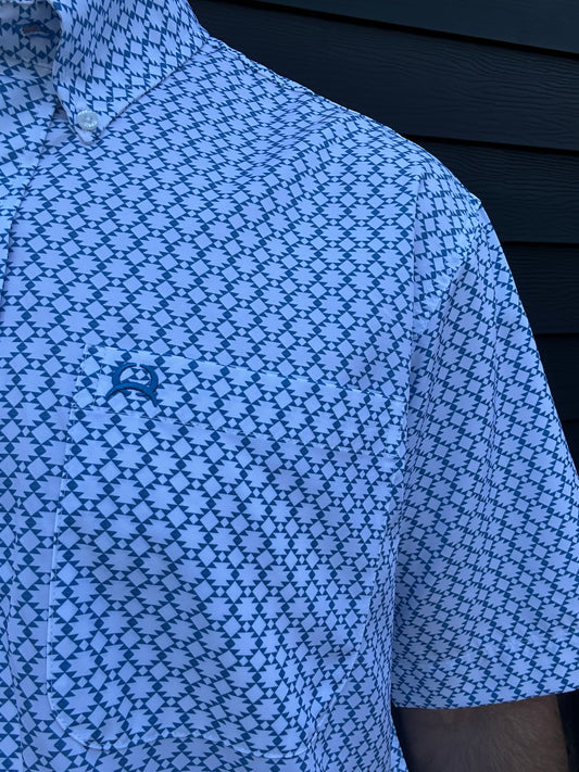 Cinch ArenaFlex Short Sleeve| Abstract BLue