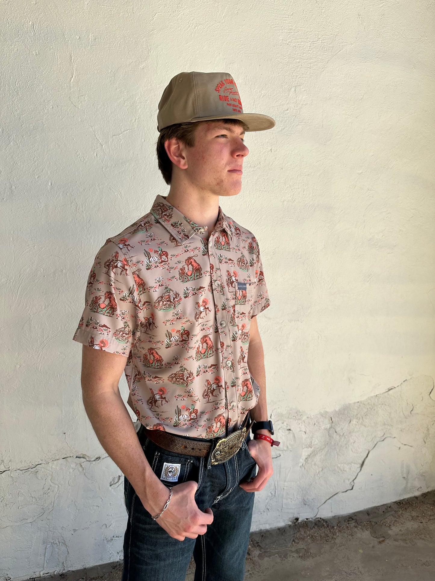 Burlebo | Performance Button Up | Cowboy Up