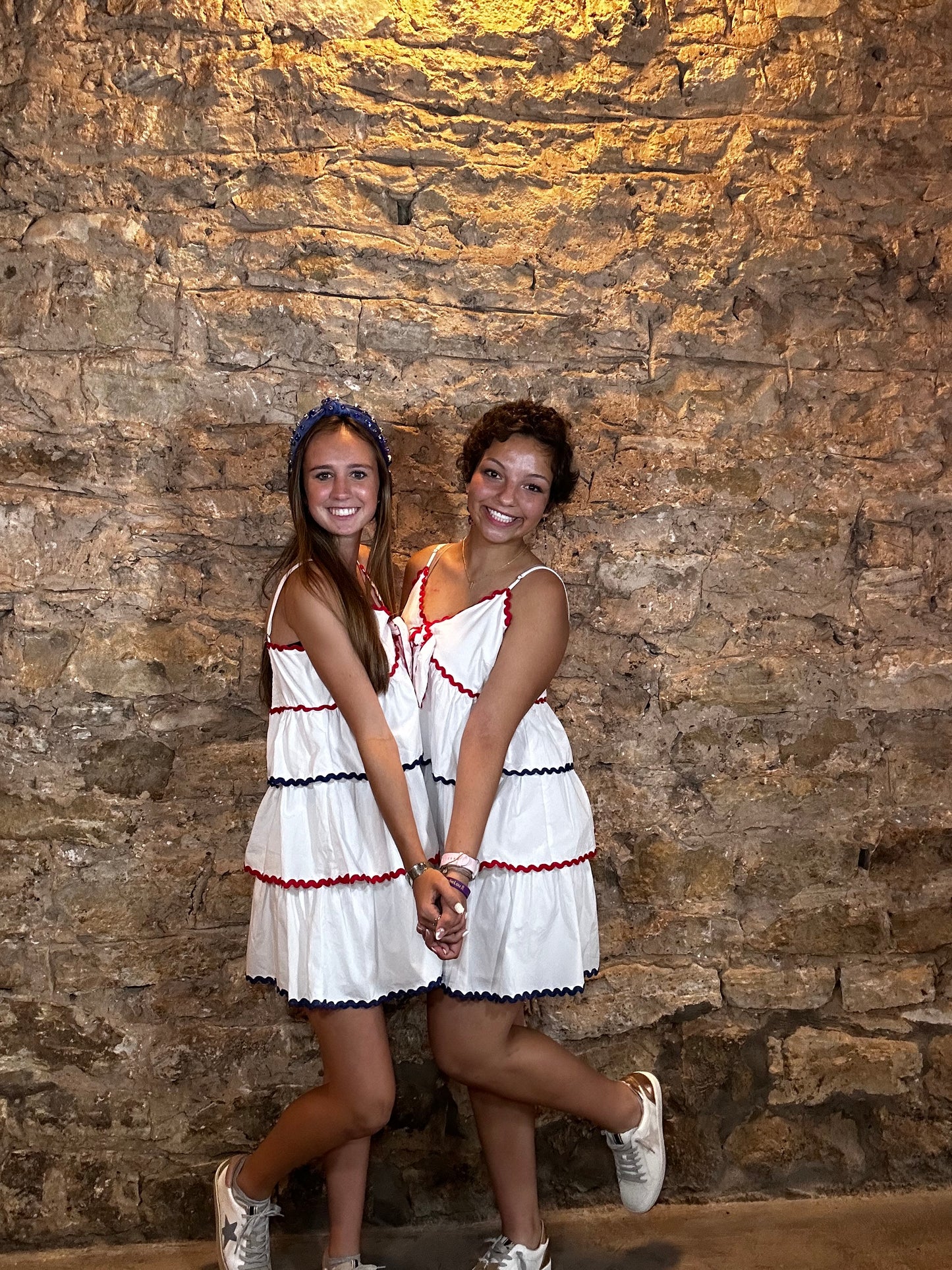 Go America Dress | White + Red + Blue