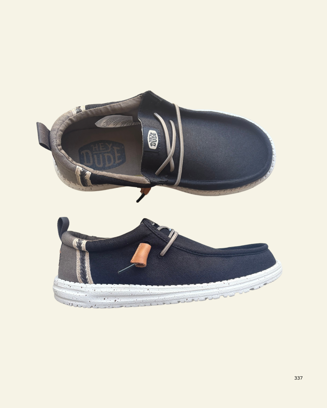 Hey Dude | Men | Wally Craft Linen Black Walnut