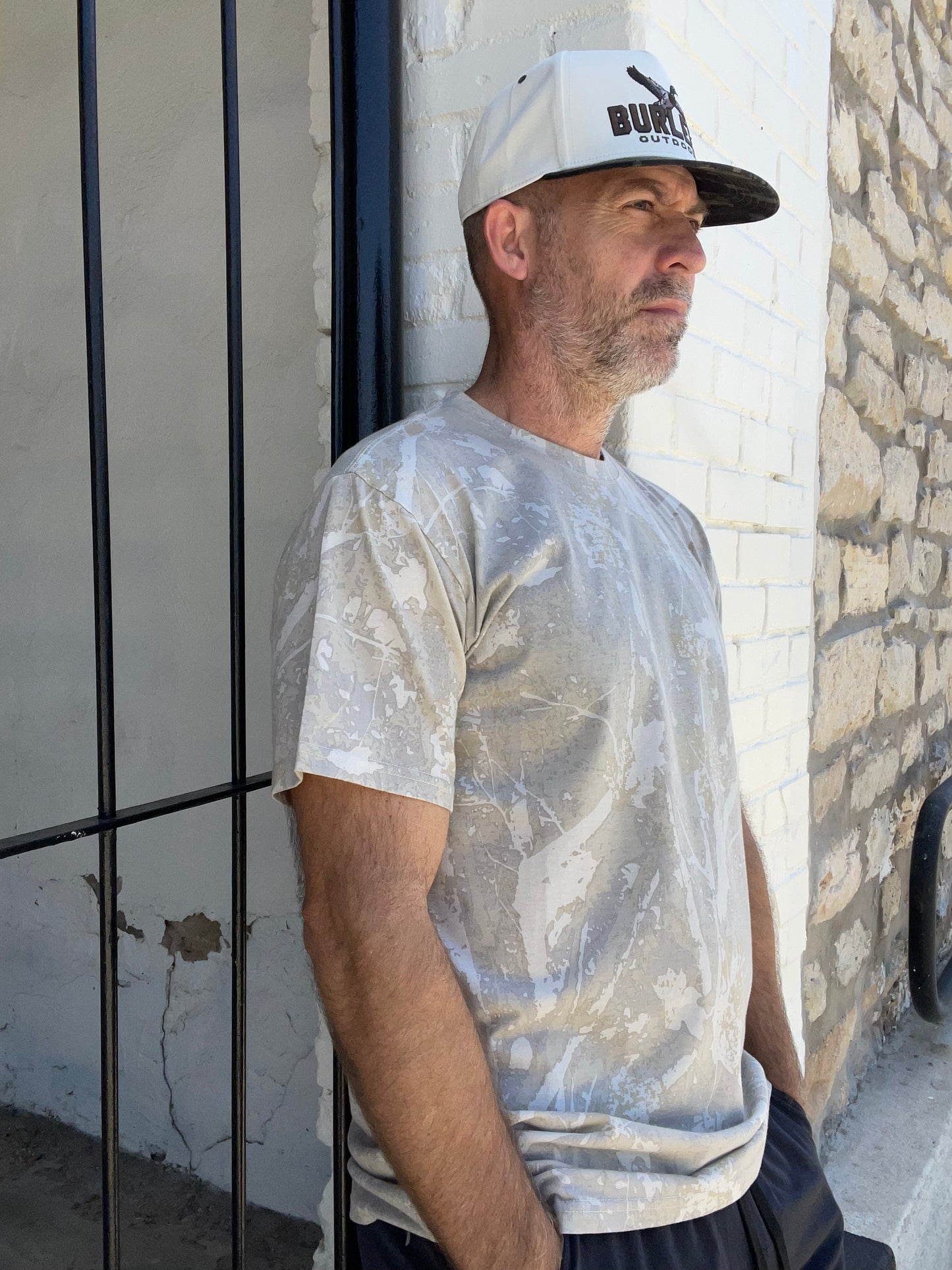 Burlebo | Vintage Washed Tee | Drifter Camo