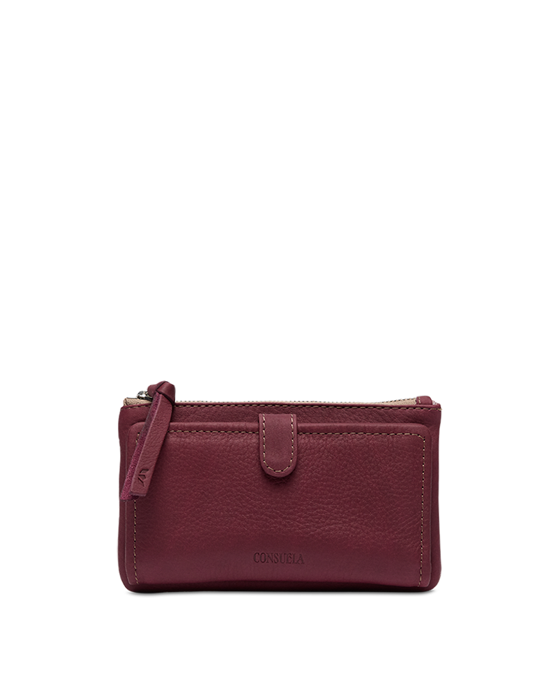 Consuela | Slim Wallet | Plum