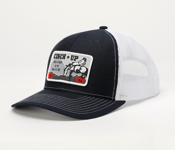 Cinch Up Cap | Navy + White