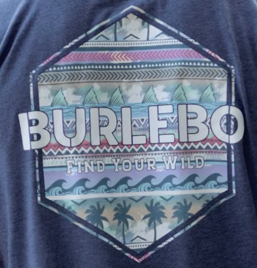 Burlebo | YOUTH Tee | Palms and Fins Logo