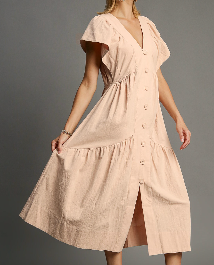 Shaylee Midi Dress | Ivory