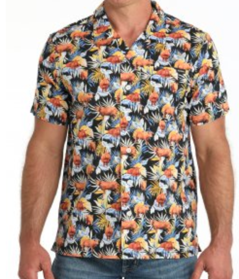 Cinch Short Sleeve| Camp Shirt | Aloha Angus