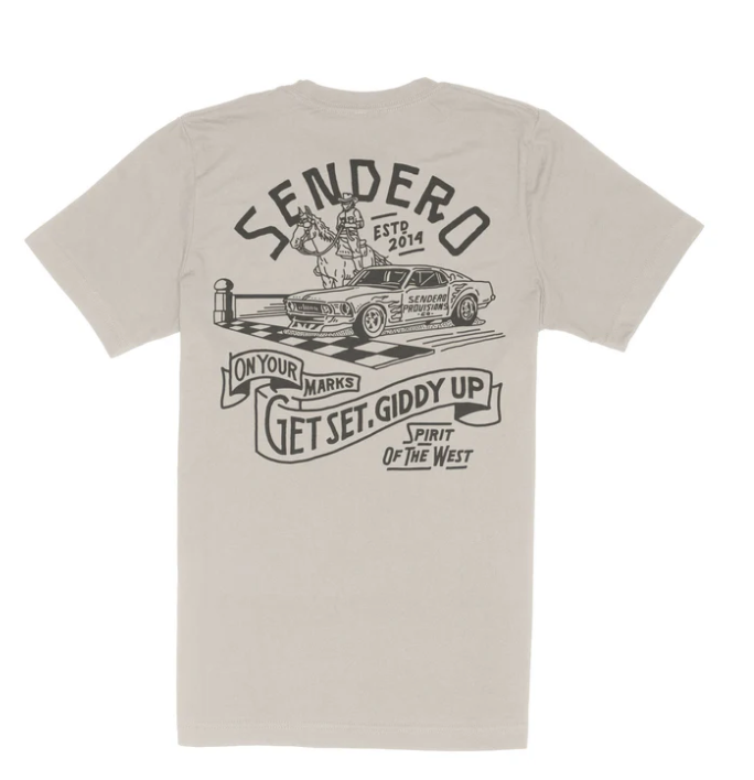 Sendero | Giddy Up Tee | Sand