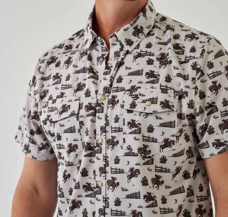Burlebo | Performance Western Shirt | Cowboy Country