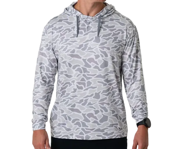 Burlebo | Performance Hoodie | White Camo