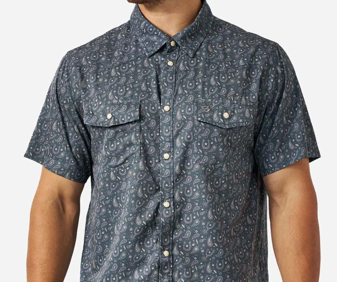 Burlebo | Performance Western Shirt | Paisley Spurs