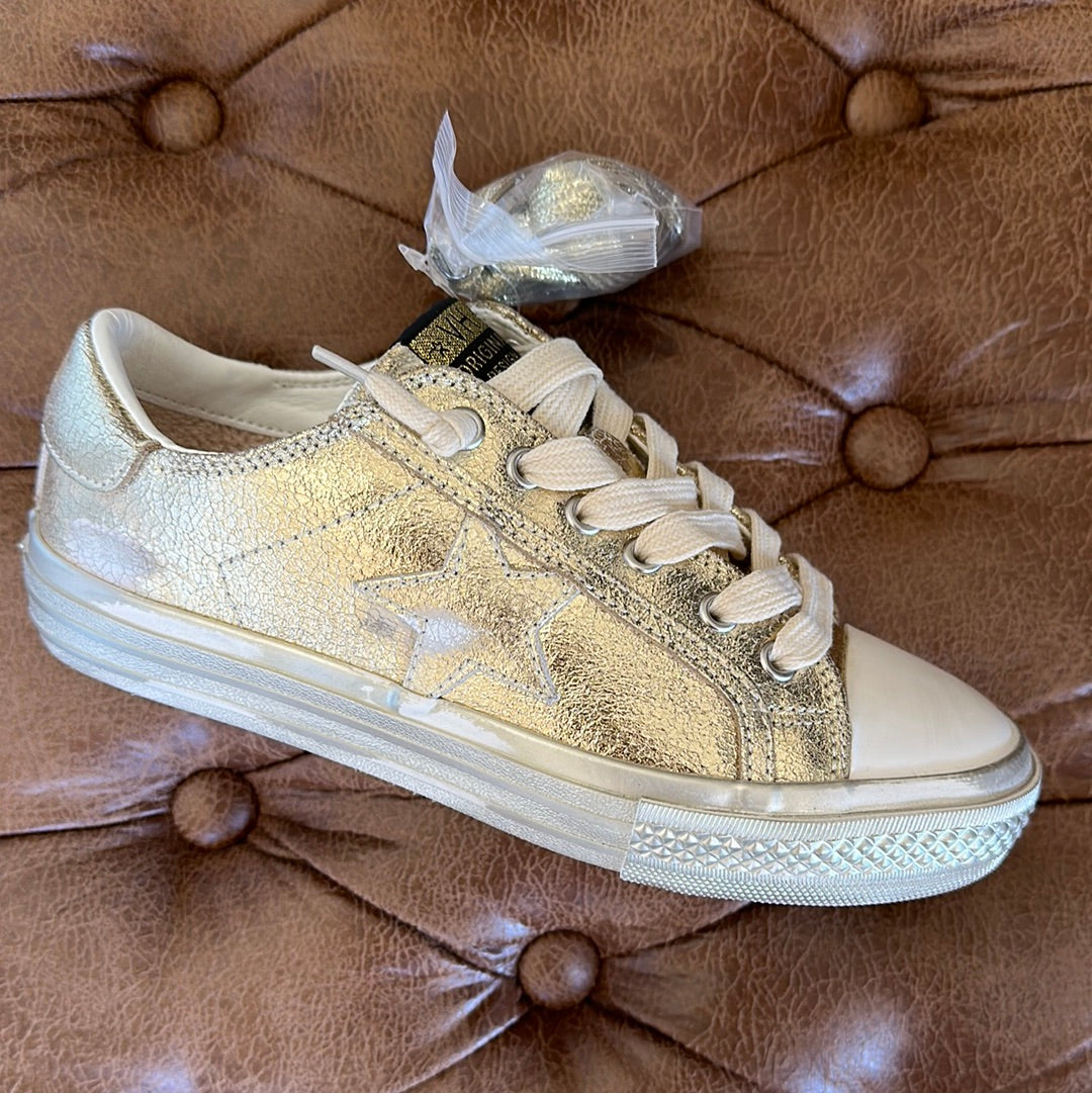 Shine VH Sneaker | Gold Foil
