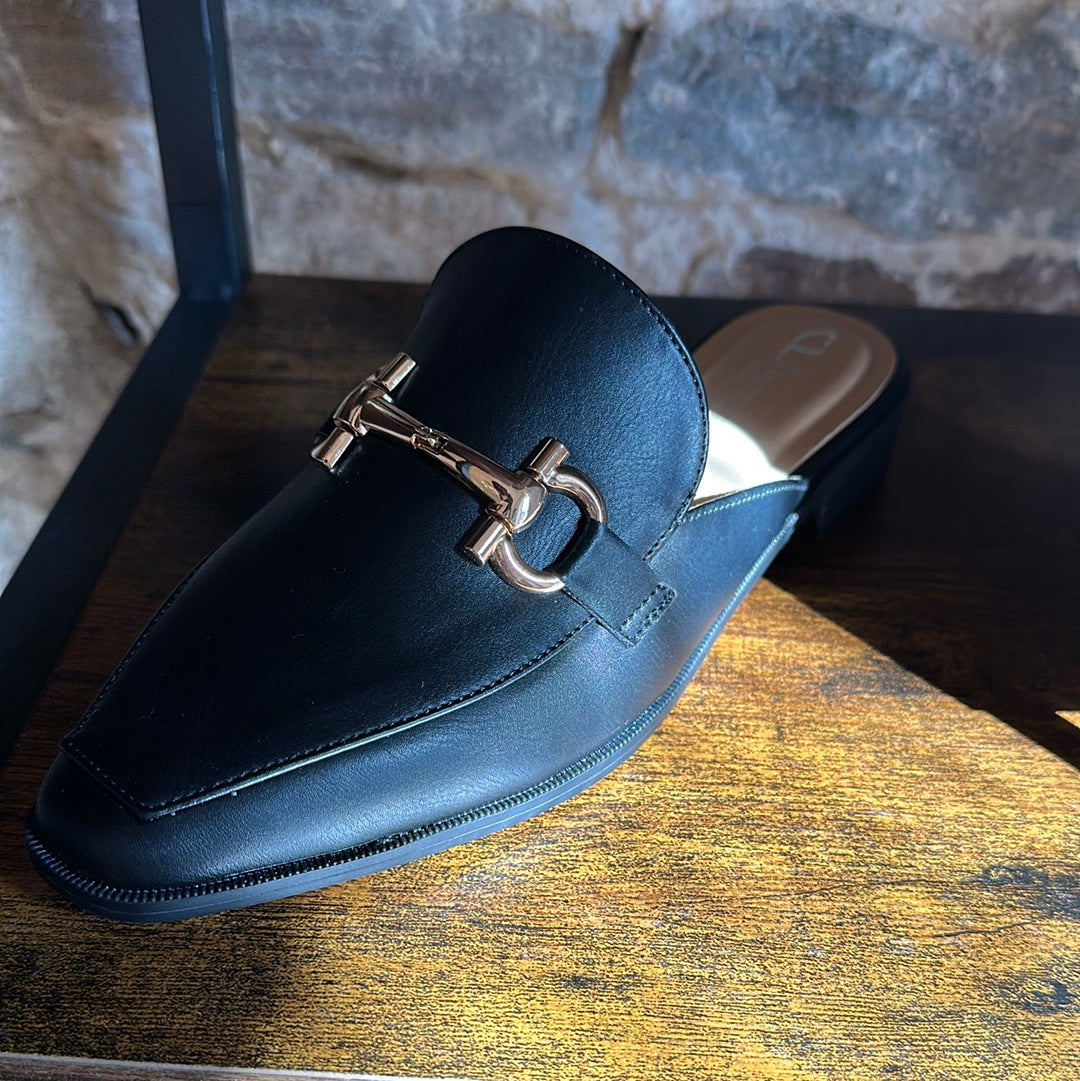 Score Dress Mule | Black Tornado