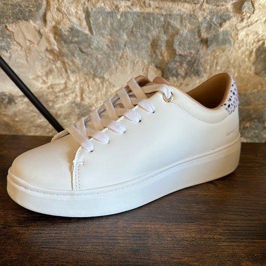 Pink Leopard Sneaker | White