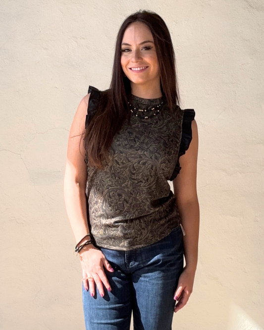 Cruel Denim | Brown Tank Top