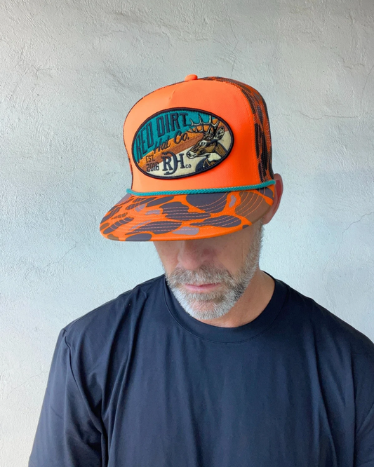 Red Dirt Hat - show stopper – orange camo