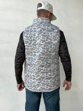 Burlebo | Puffer Vest| Classic Deer Camo