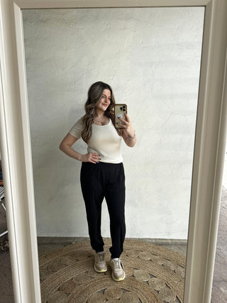 Butter Soft Tee | White Pearl
