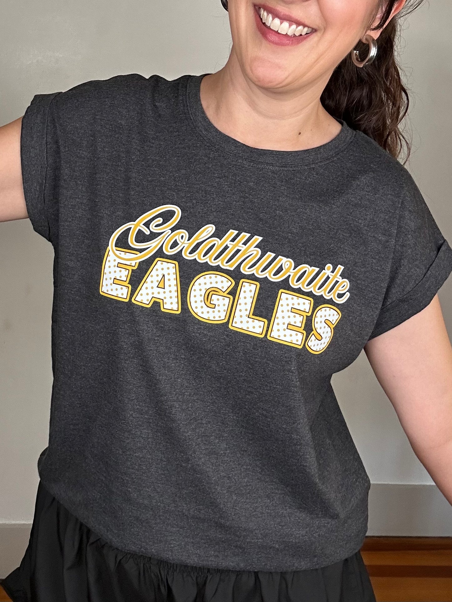 Game Day Tee | Goldthwaite Eagles | Charcoal