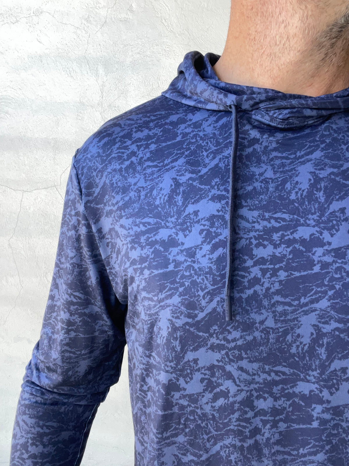 Burlebo | Performance Hoodie | Marsh Camo - Navy