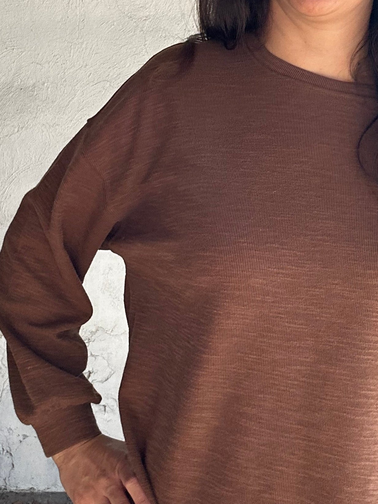 Daniela Knit Top | Brown