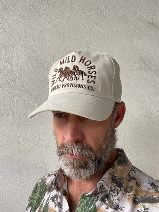 Sendero | Wild Wild Horses Hat | Cream / Brown