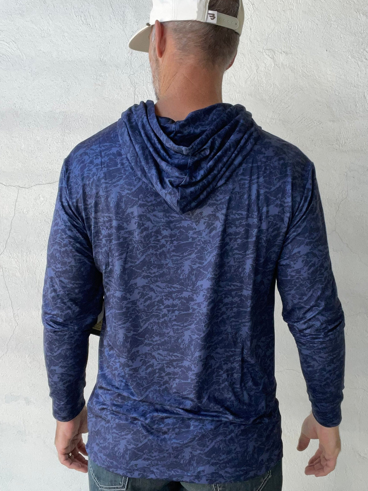 Burlebo | Performance Hoodie | Marsh Camo - Navy