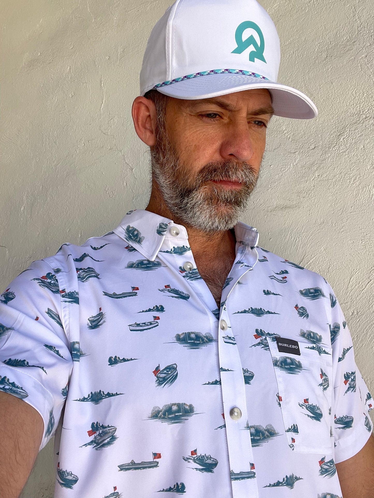 Burlebo | Performance Button Up | Lake Weekend