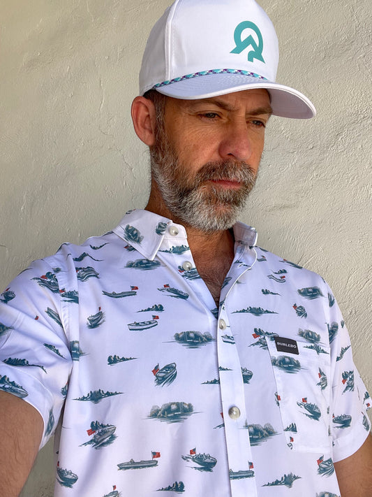 Burlebo | Performance Button Up | Lake Weekend