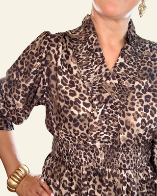Rawr Maxi Dress | Leopard Print