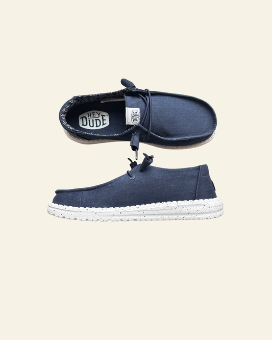 HEYDUDE | Wendy Stretch Canvas Navy