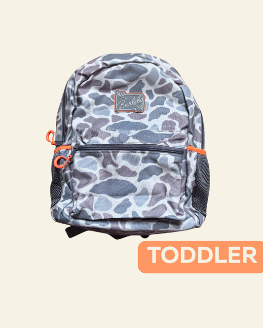 Burlebo | Toddler Boy | Backpack | Classic Deer Camo