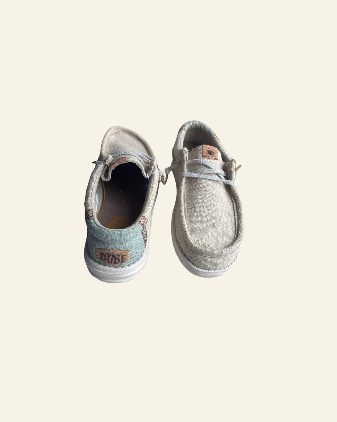 Hey Dude | Men | Wally Jute Stone Grey Iceberg Green