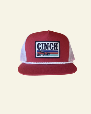 Cinch Mens Trucker Cap | Red
