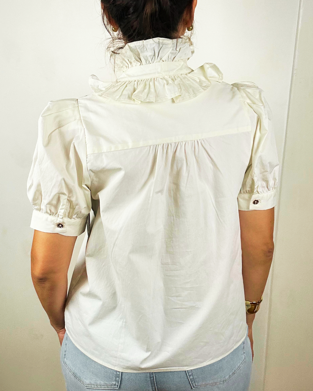 Europa Short Sleeve Top | Cream