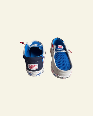 HEYDUDE | Youth | Wally Y Summer Mesh White / Blue