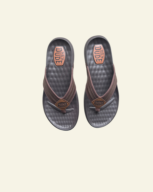 HEYDUDE | Men | Myers Flip Brown